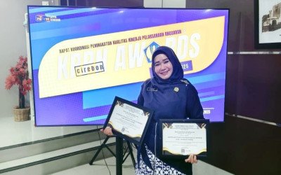 MTsN 4 Cirebon Terima Dua Penghargaan pada Ajang KPPN Cirebon Award Semester I 2025