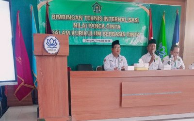 Dukung Pendidikan Berkarakter, Kepala MTsN 4 Cirebon Ikuti Bimtek Internalisasi Nilai Panca Cinta